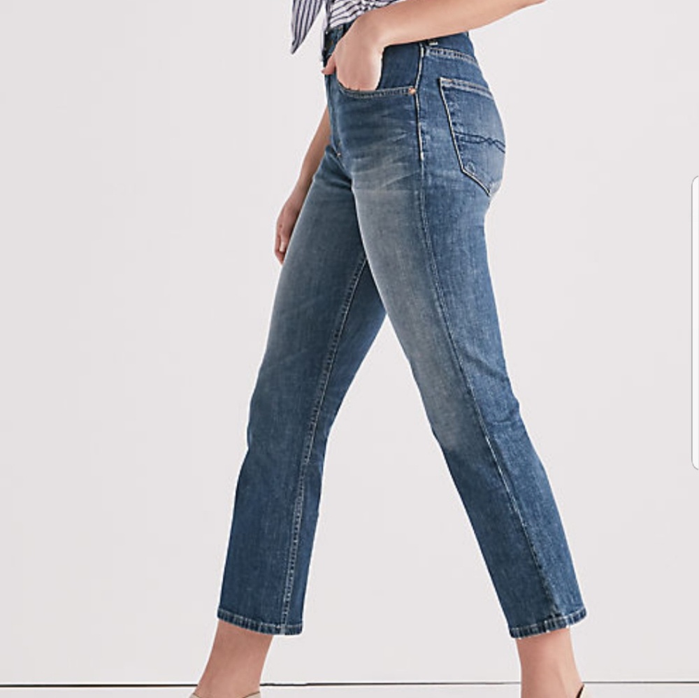 LUCKY BRAND CROP JEANS, SIZE 8